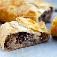 Strudel di radicchio, salsiccia e Fontal di Predazzo